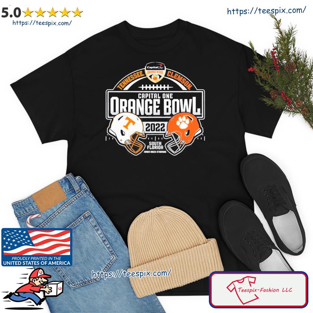 2022 Orange Bowl Matchup Tennessee Vs Clemson Shirt