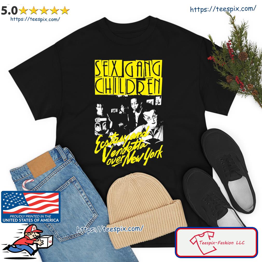 80s Post Punk Goth Sex Gang Children Rock Band Shirt - Teespix - Store  Fashion LLC