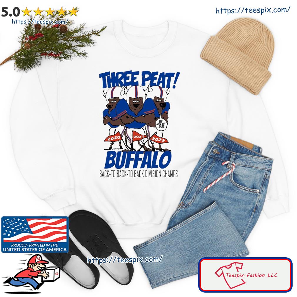 Original buffalo Bills Three Peat Back To Back To Back Eastern Division  Champions Shirt - Antantshirt