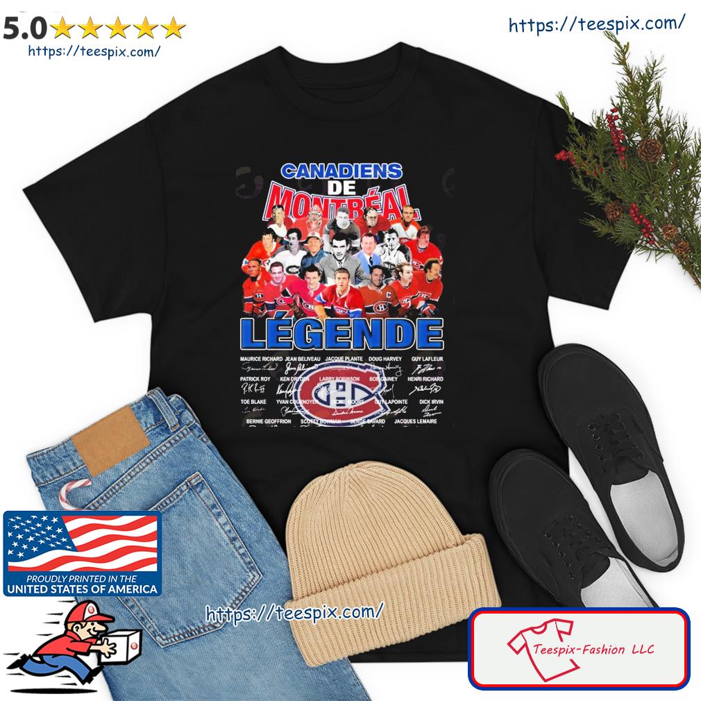 Canadiens De Montreal Legende Thank You For The Memories Shirt
