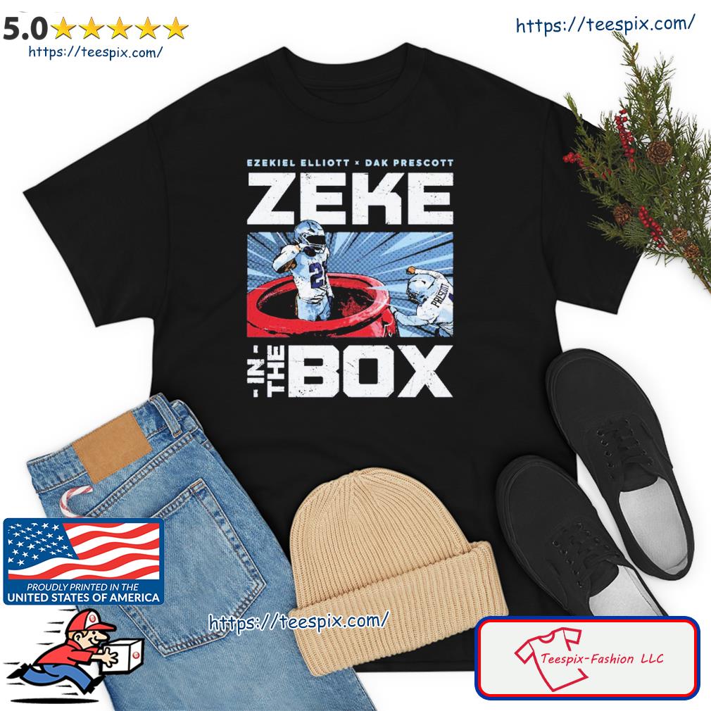 Ezekiel Elliott Dallas Cowboys Zeke In A Box shirt - Teespix