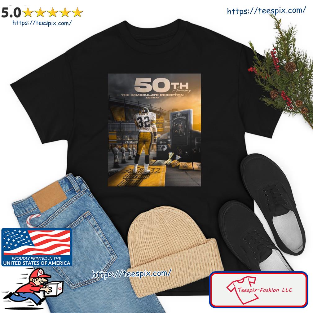 Franco Harris 50th Annual The Immaculate Reception December 23, 1972 Shirt