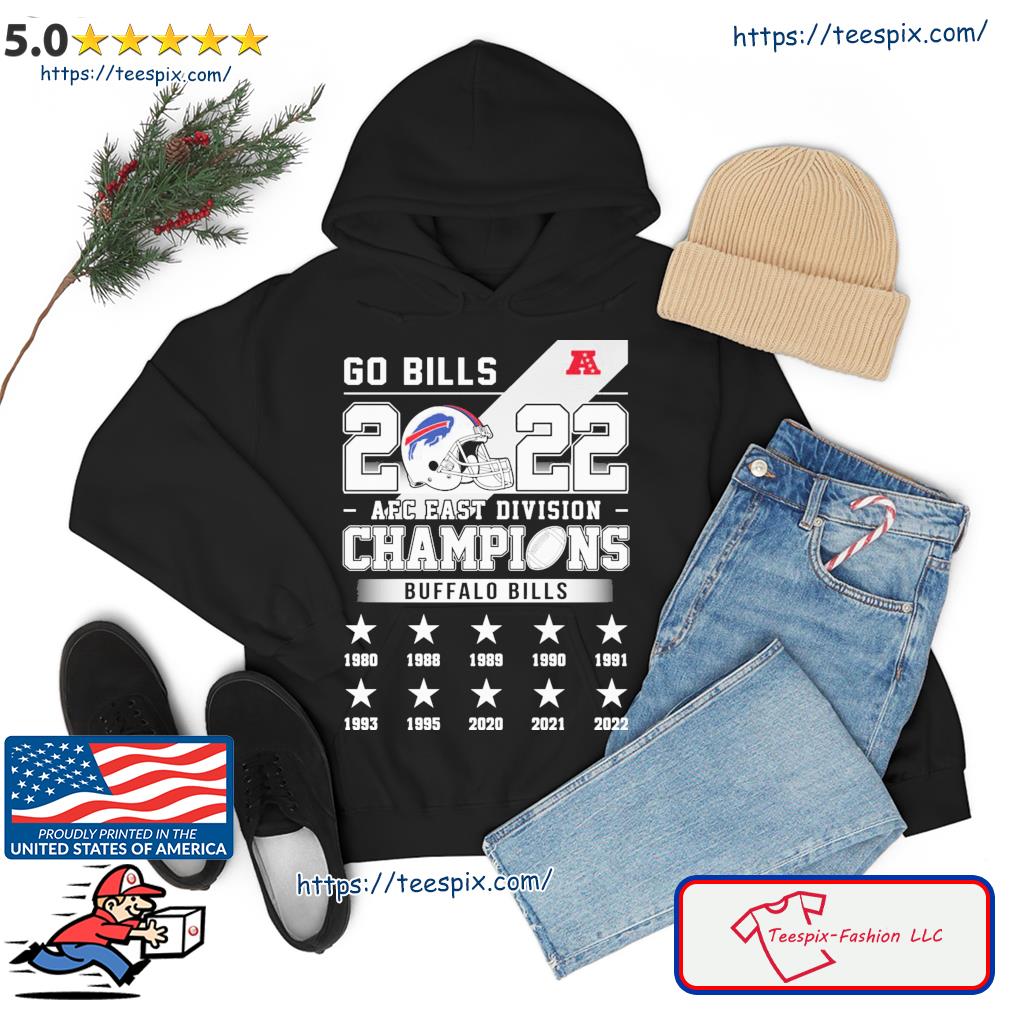 Buffalo Bills Go Bills 2022 AFC East Champions Shirt, hoodie, sweater, long  sleeve and tank top