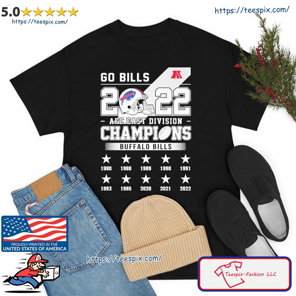 Buffalo Bills 2022 AFC East Champions T-Shirt