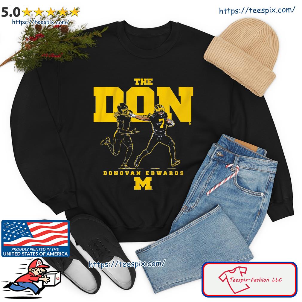 Michigan Football Donovan Edwards 7 shirt, hoodie, sweater, long