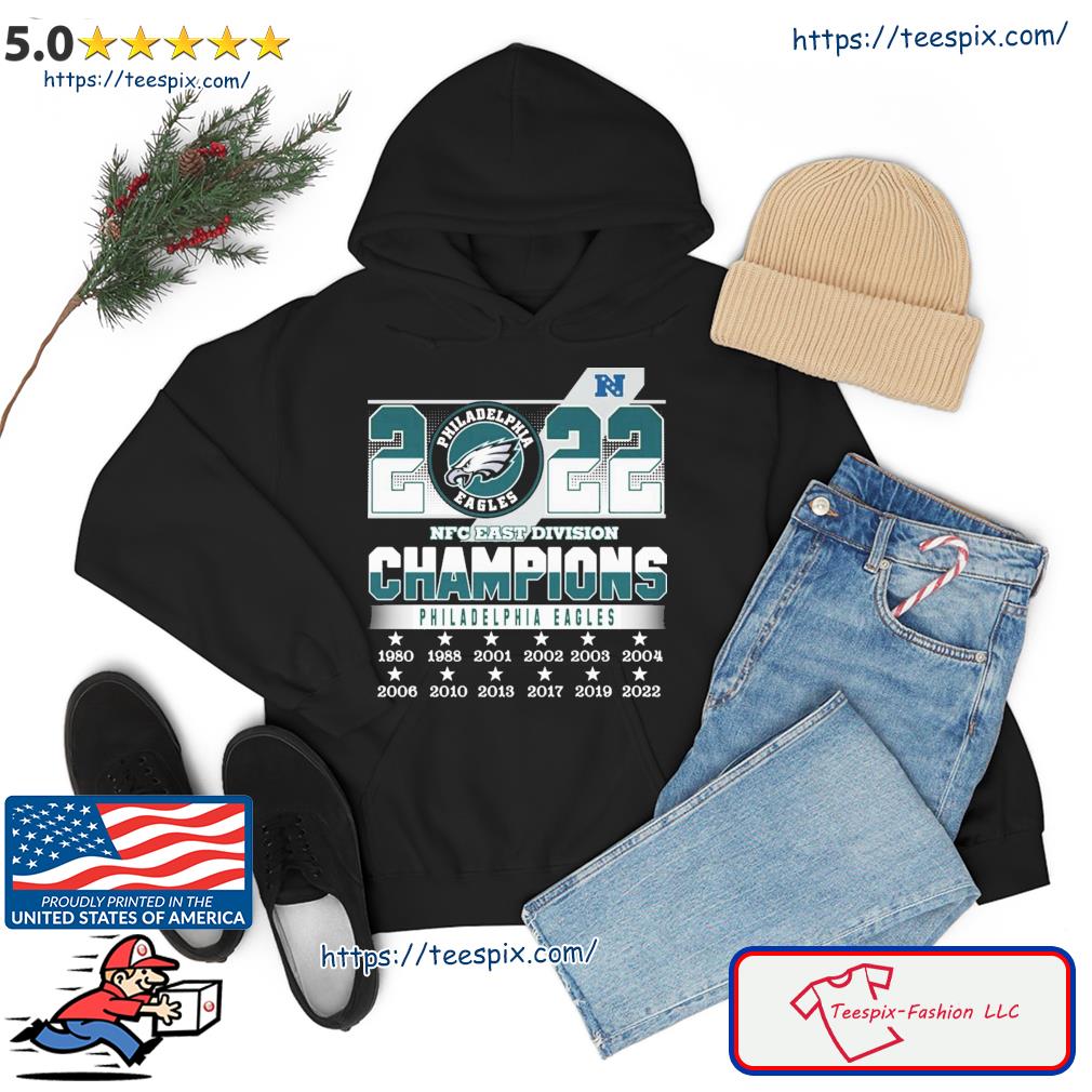 Philadelphia Eagles NFC East Division champions 2022 shirt, hoodie,  sweater, long sleeve and tank top