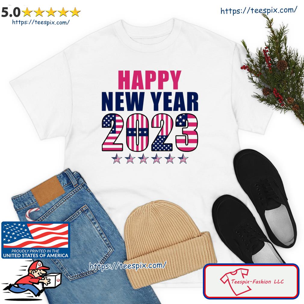 Usa Happy New Year 2023 Shirt