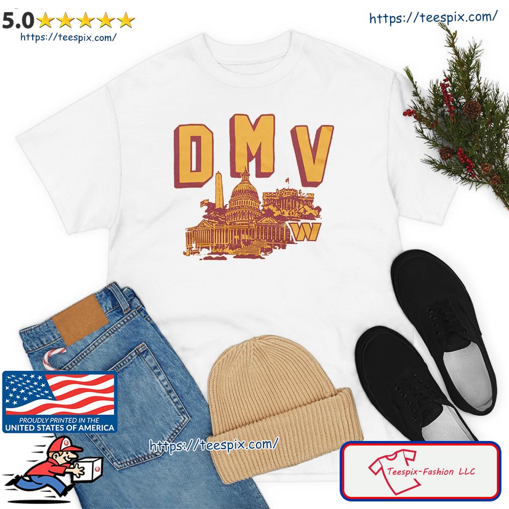 Washington Commanders DMV Washington shirt