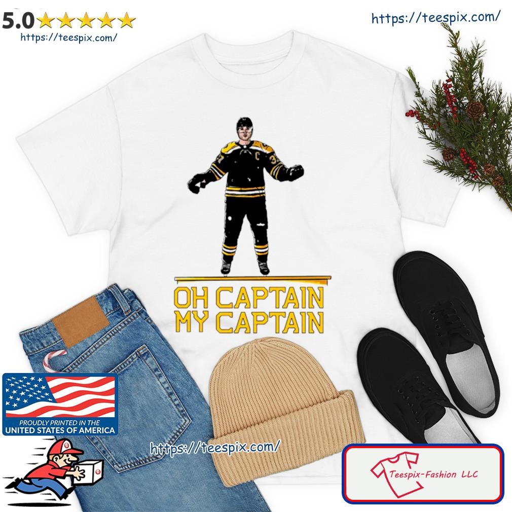 Boston Bruins Patrice Bergeron Oh Captain My Captain Shirt