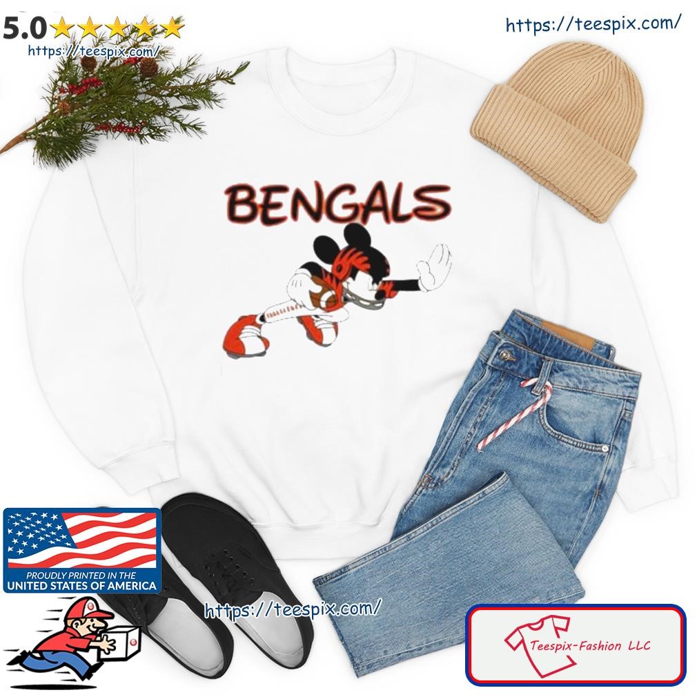 Buy Cincinnati Bengals Mickey Mouse Disney Joe Burrow 2023 Shirt