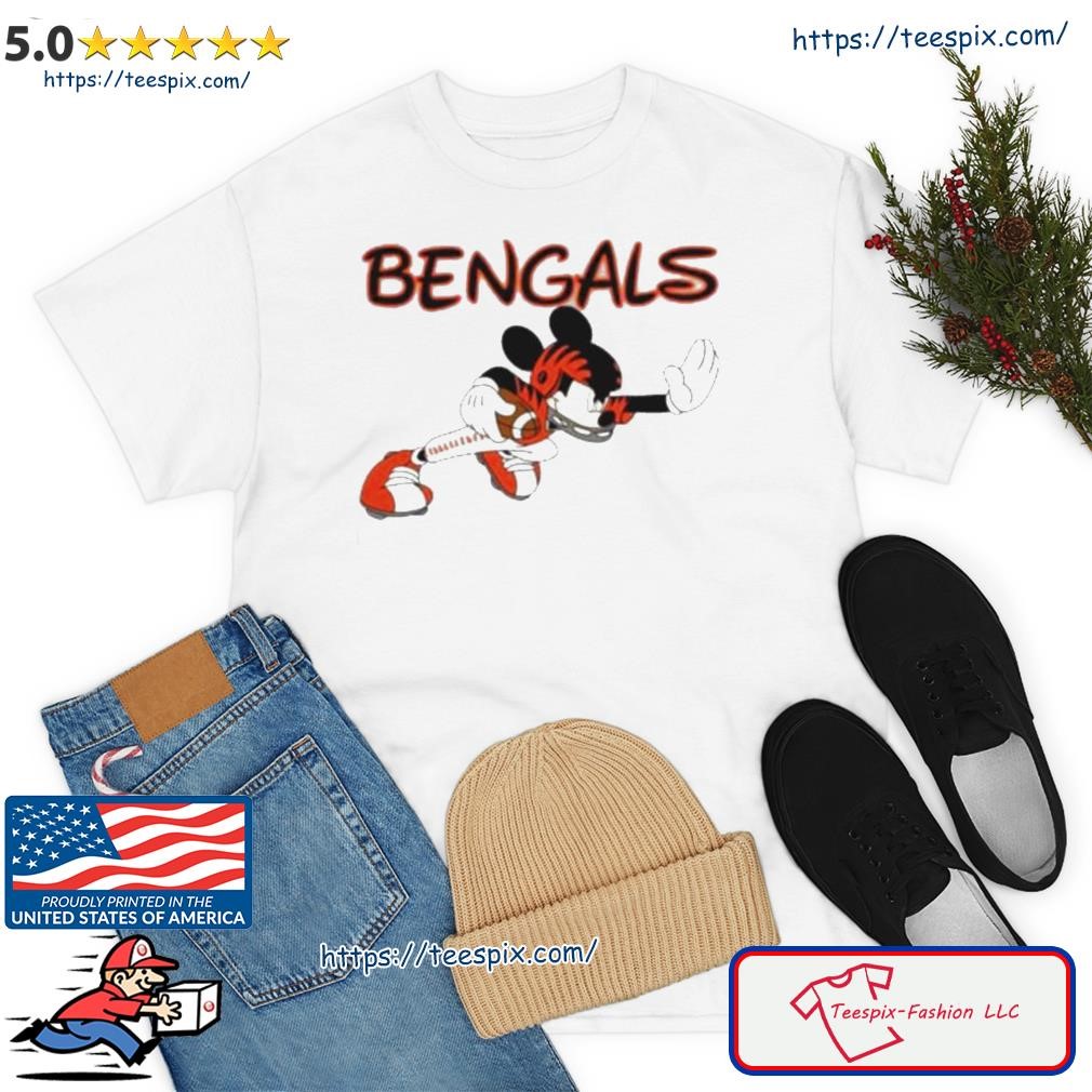 Cincinnati Bengals Mickey Mouse Style Joe Burrow 2023 Shirt - Teespix -  Store Fashion LLC