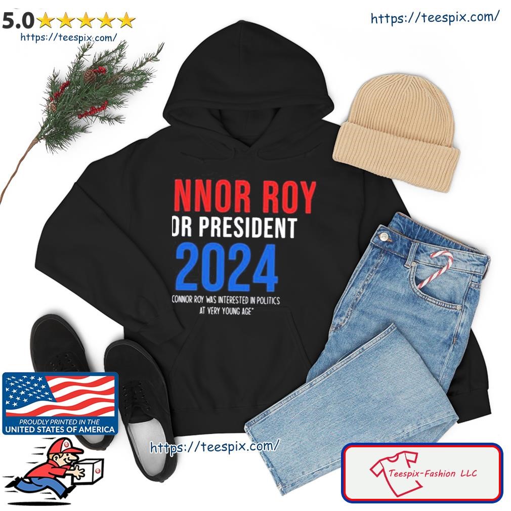 Connor Roy For President Succession Logo Shirt hoodie.jpg