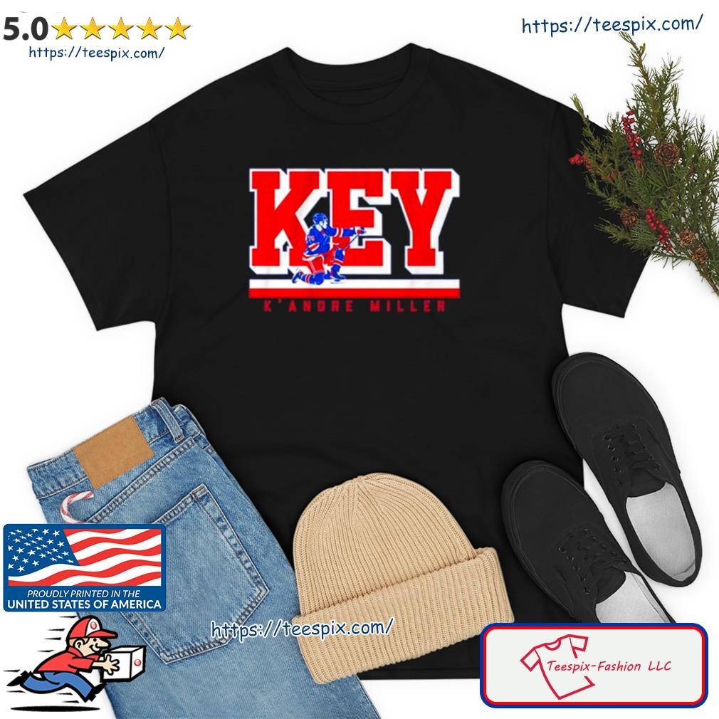 Key K’andre Miller New York Rangers Shirt
