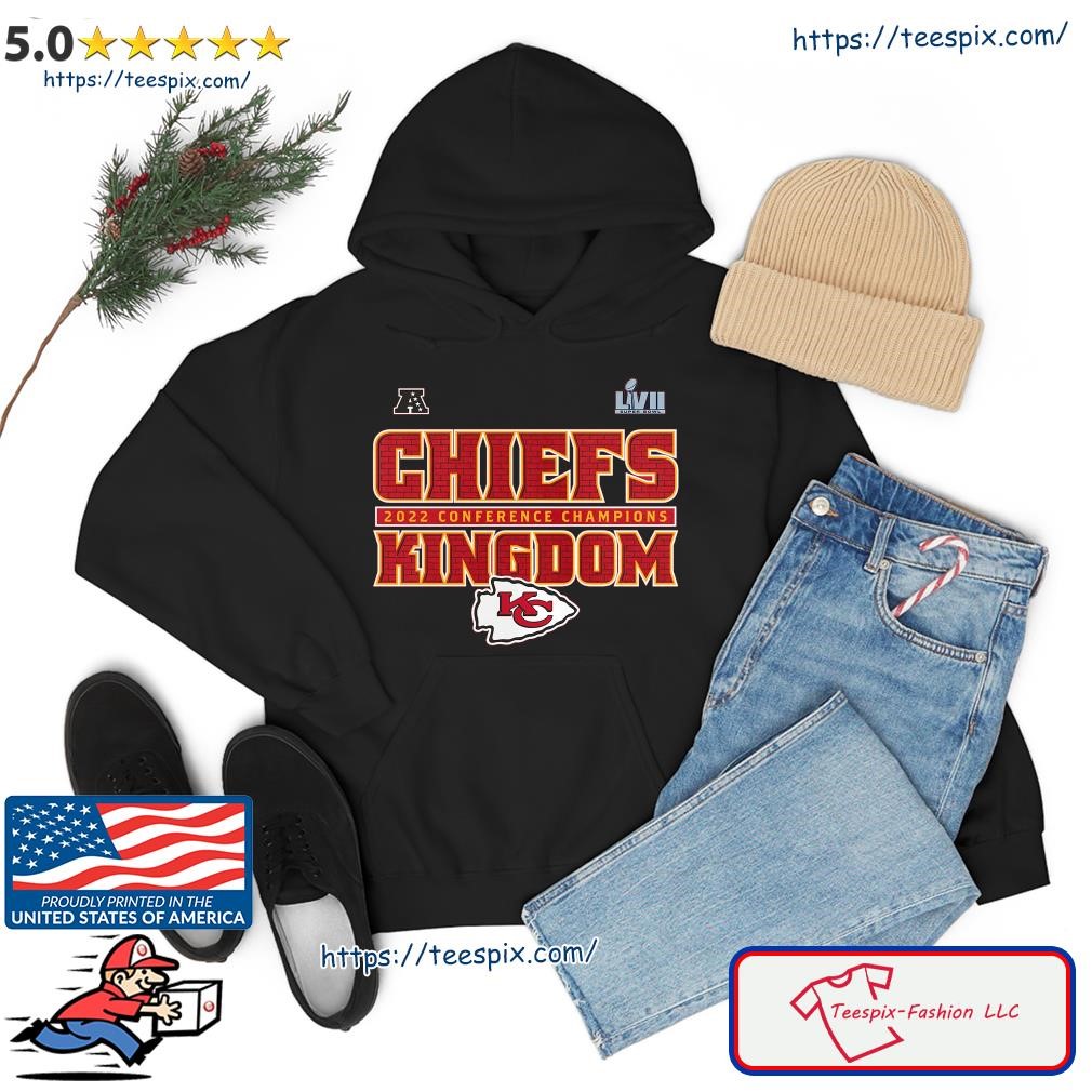 Kansas City Chiefs 2022-2023 Conference Champions Chiefs Kingdom Shirt,  hoodie, sweater, long sleeve and tank top