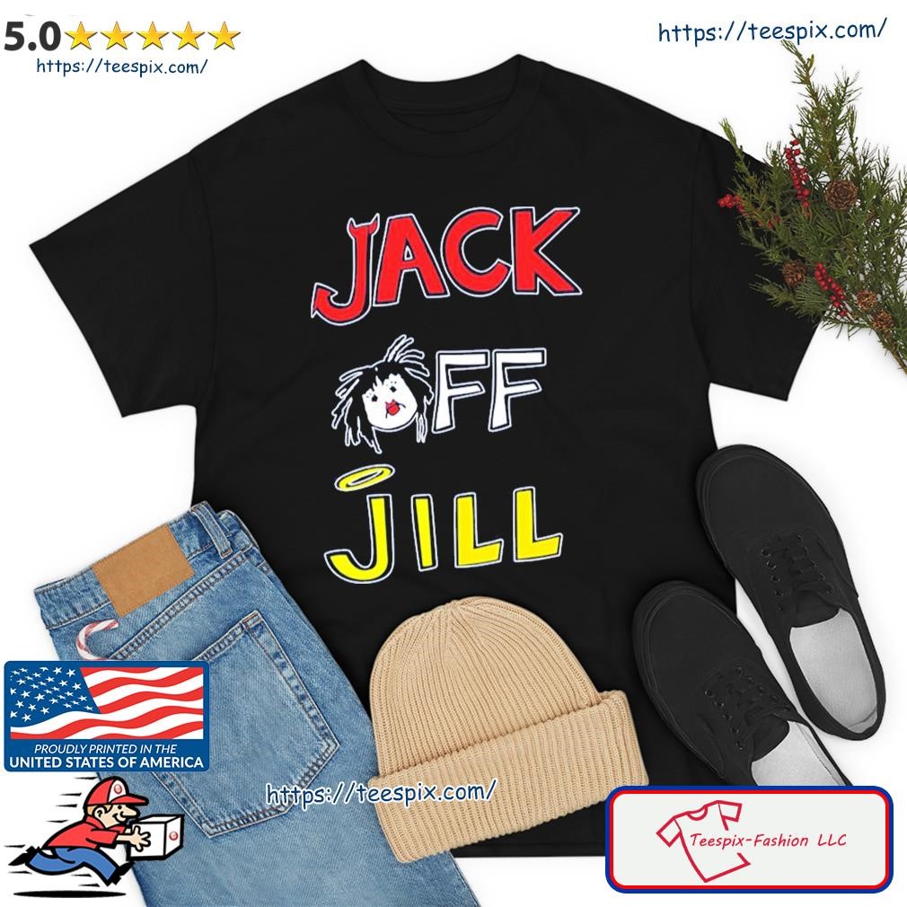 Red And Yellow Logo Jack Off Jill Shirt