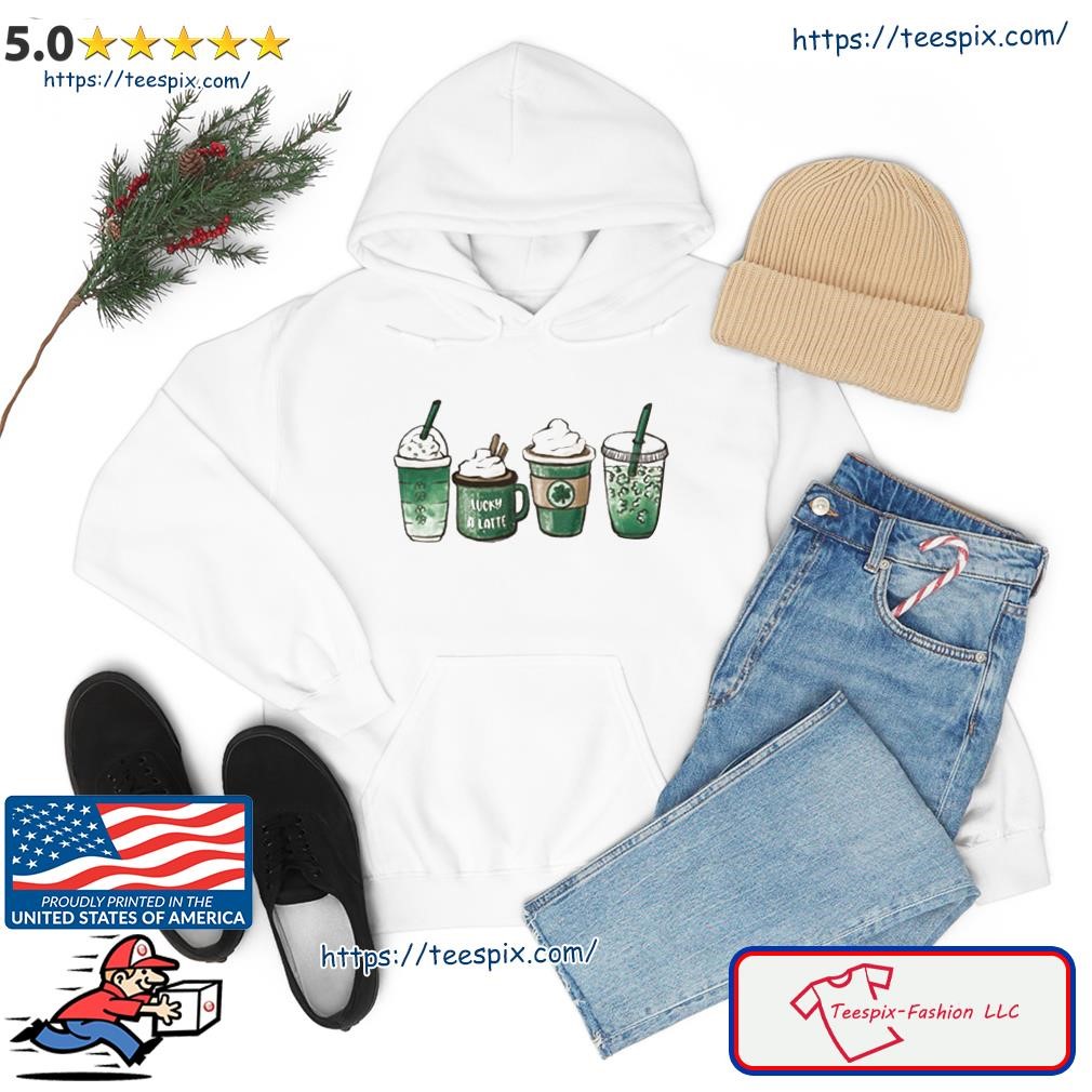 St Patricks Day Coffee Cozy Shamrock Shirt hoodie.jpg