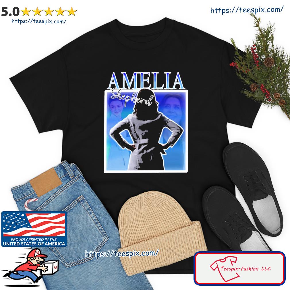 Amelia Shepherd Vintage Style Greys Anatomy Shirt