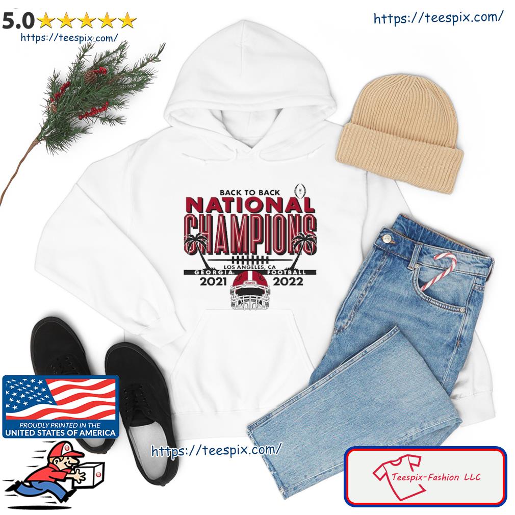 Back-To-Back National Champions Georgia Bulldogs 2021-2022 Shirt hoodie