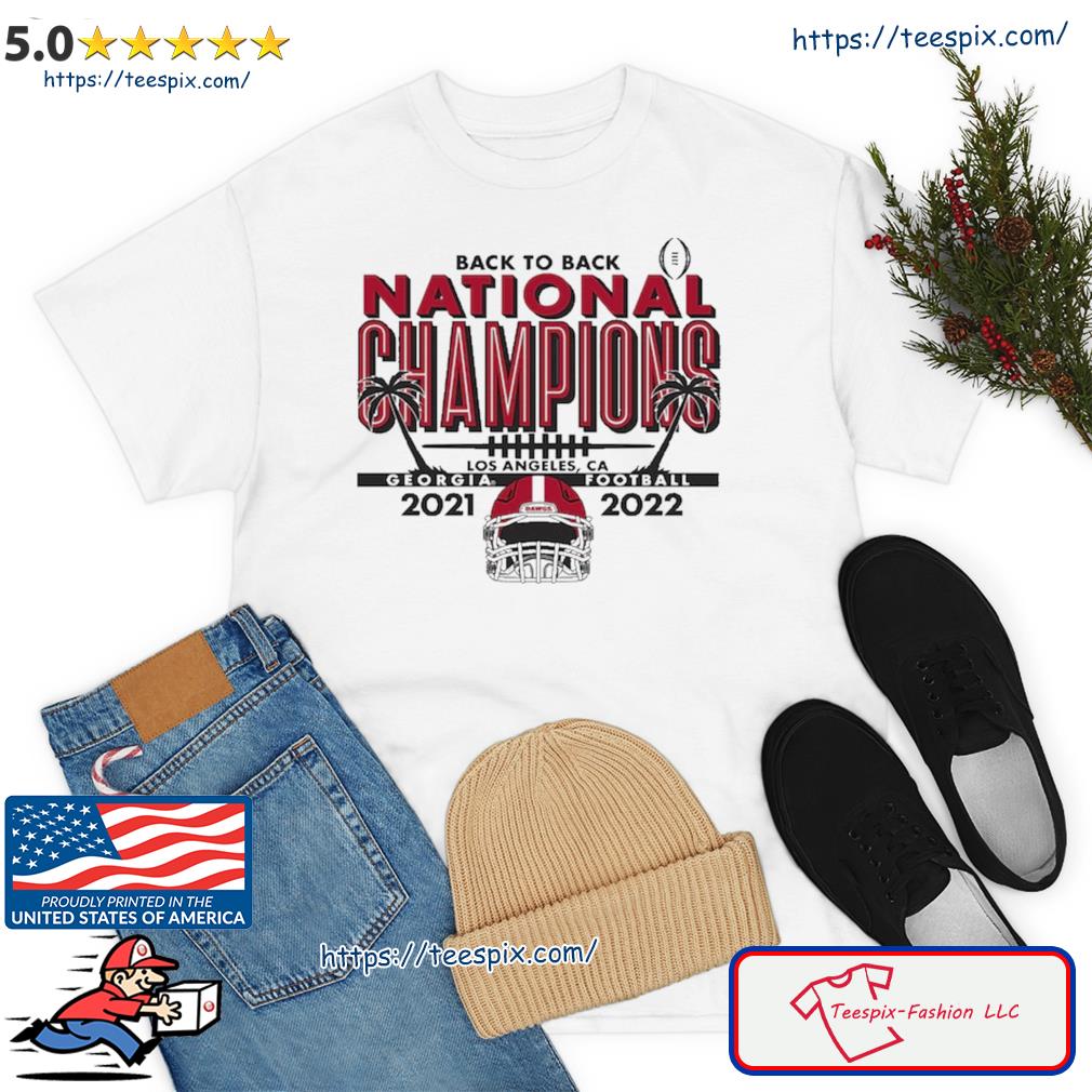 Back-To-Back National Champions Georgia Bulldogs 2021-2022 Shirt