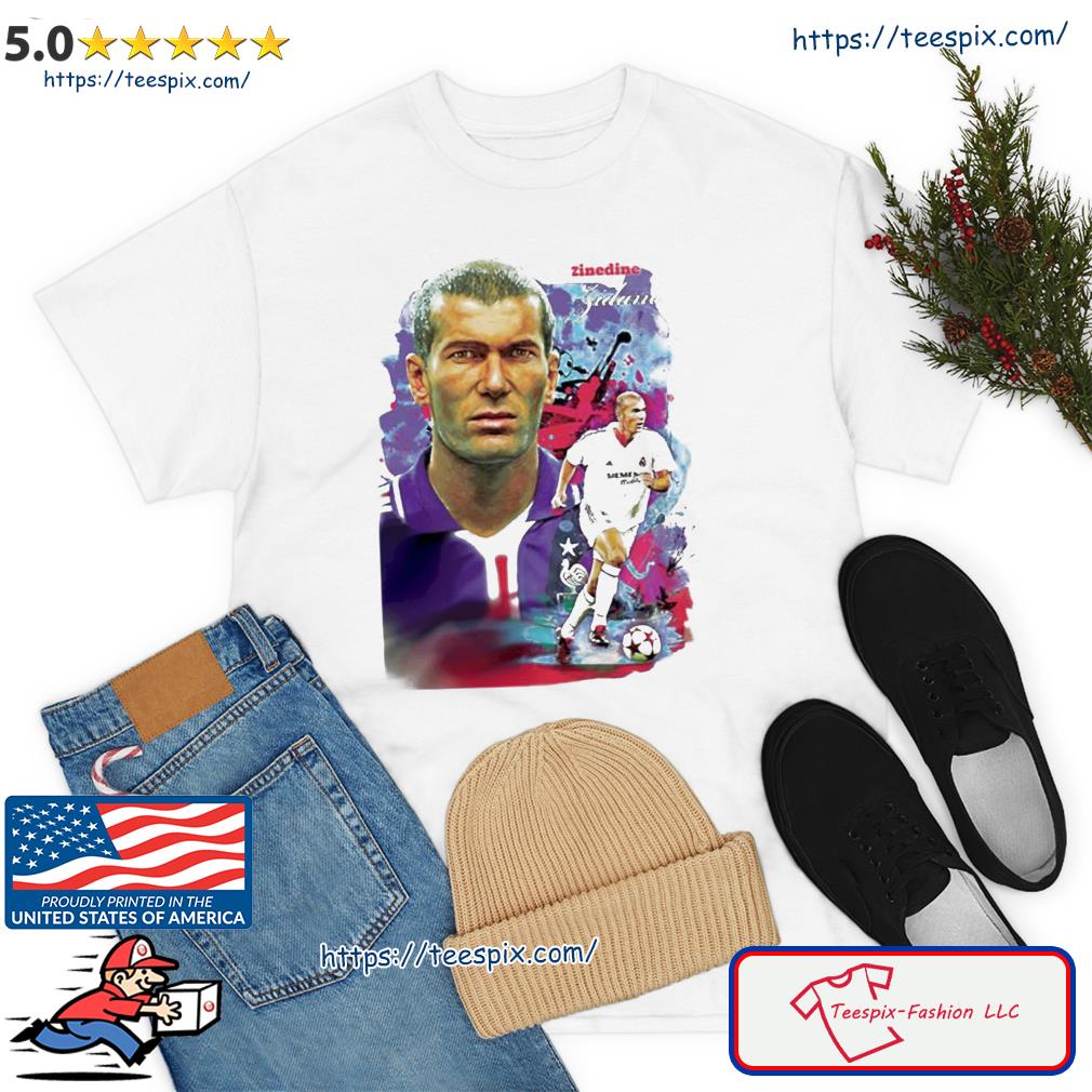 Colored Art Zinedine Zidane Shirt