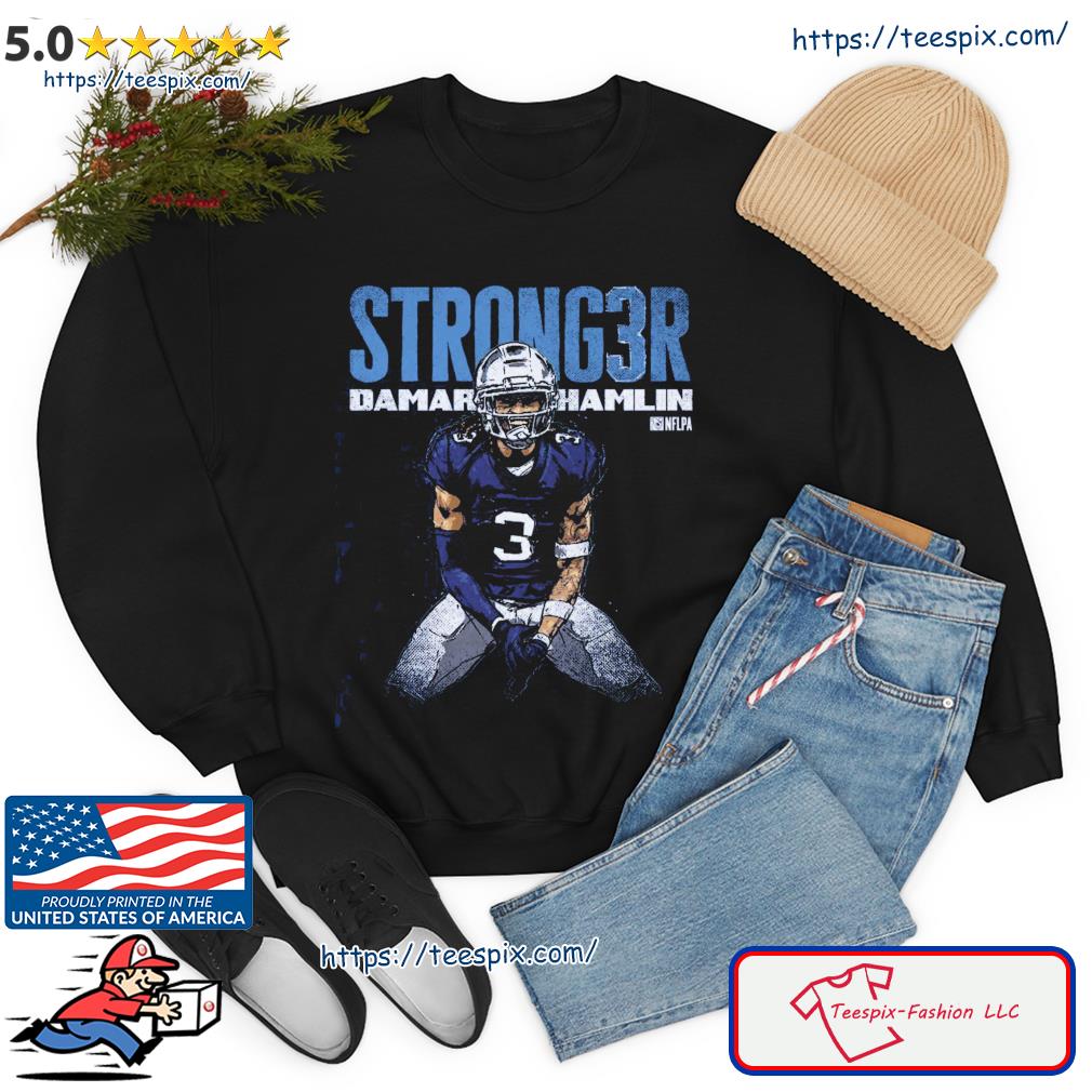 Damar Hamlin Buffalo Strong3r T-shirt,Sweater, Hoodie, And Long Sleeved,  Ladies, Tank Top