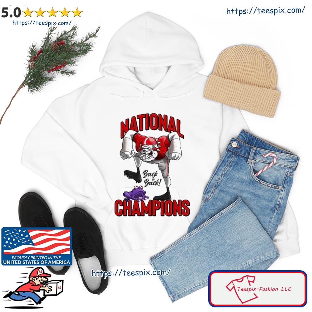 Frog Stomp Georgia Bulldogs National Champions Shirt hoodie