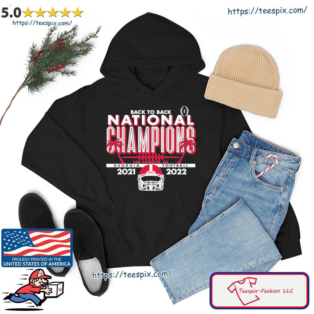 Georgia Bulldogs Back-To-Back 2021-2022 National Champions Shirt hoodie