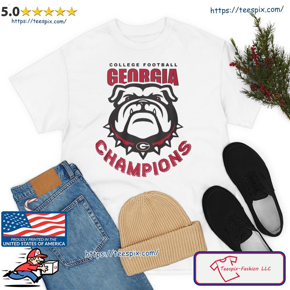 Georgia Bulldogs College Football Champions Shirt