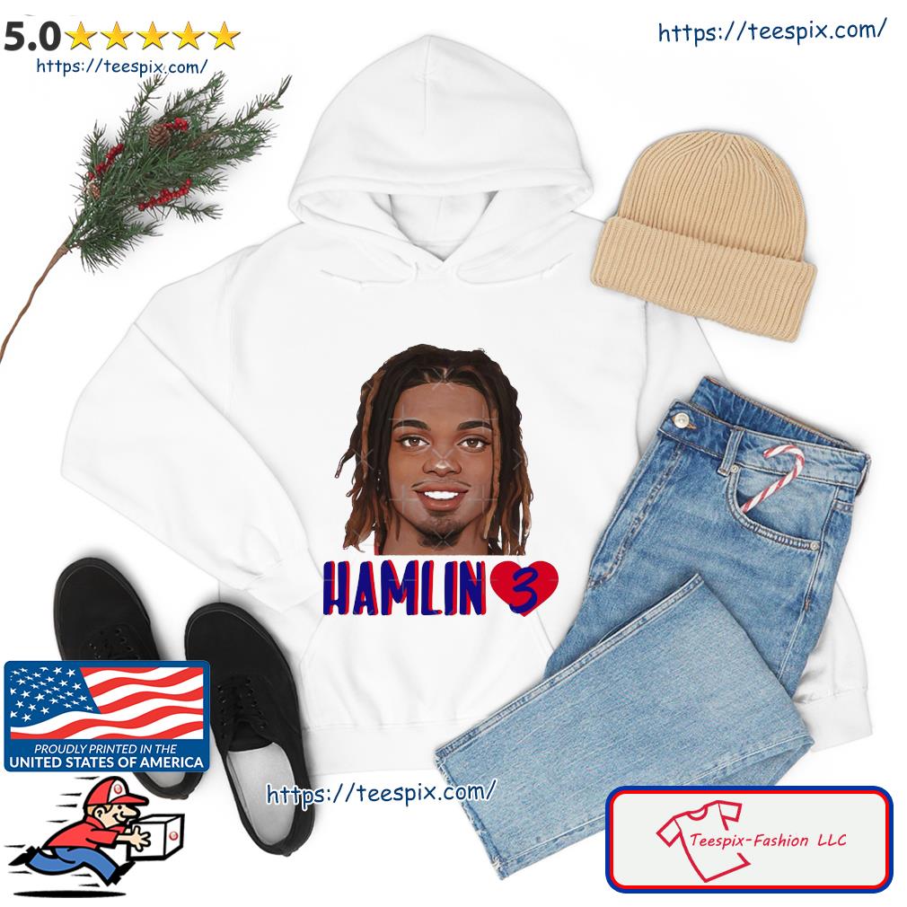 Hamlin 3 Love For Damar Hamlin Shirt hoodie