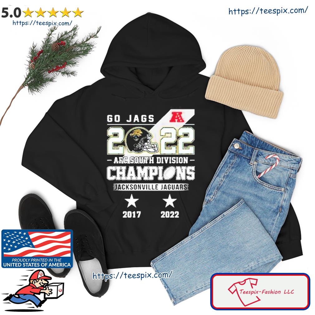 Jacksonville Jaguars Go Jags 2022 AFC South Division Champions Shirt hoodie