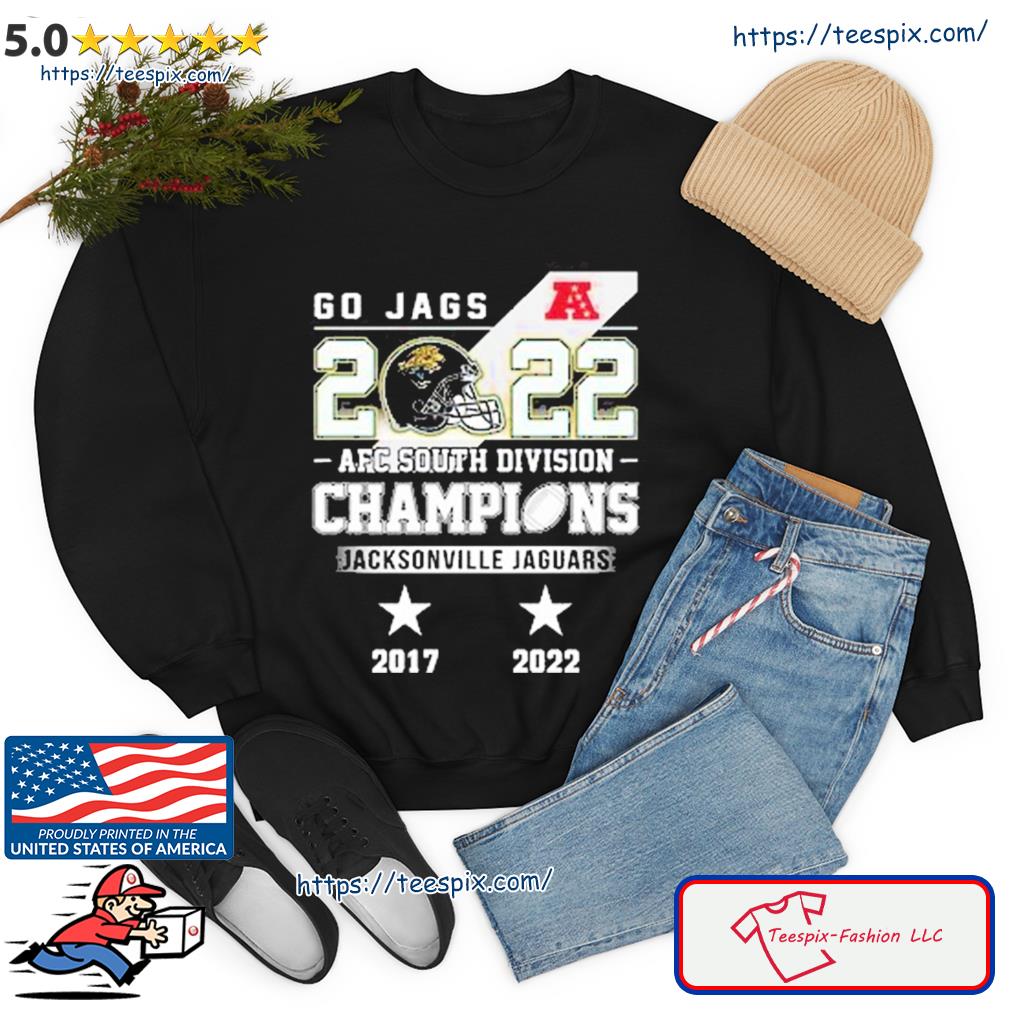 Jacksonville Jaguars Go Jags 2022 AFC South Division Champions Shirt -  Teespix - Store Fashion LLC