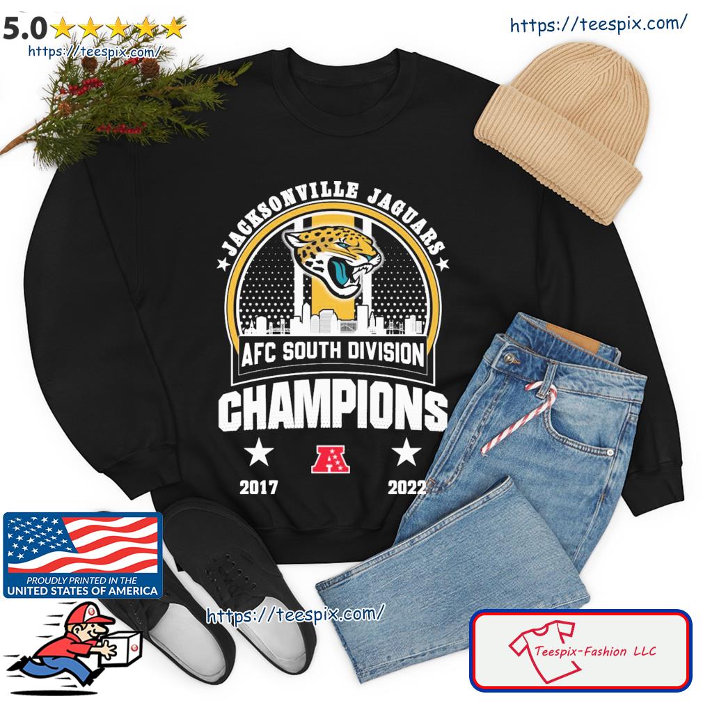 2017 AFC South Division Champions Jacksonville Jaguars T Shirts, Hoodies,  Sweatshirts & Merch