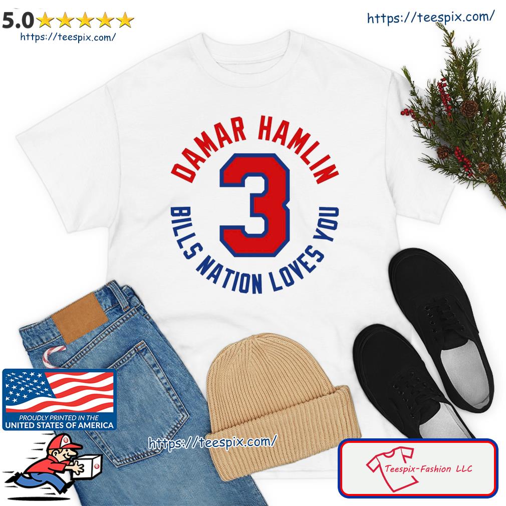 Damar Hamlin Love For 3, Custom prints store