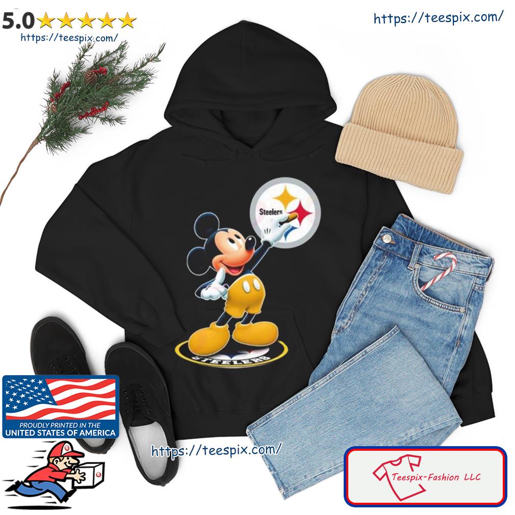 Mickey Mouse Nfl Pittsburgh Steelers Logo 2023 Shirt hoodie