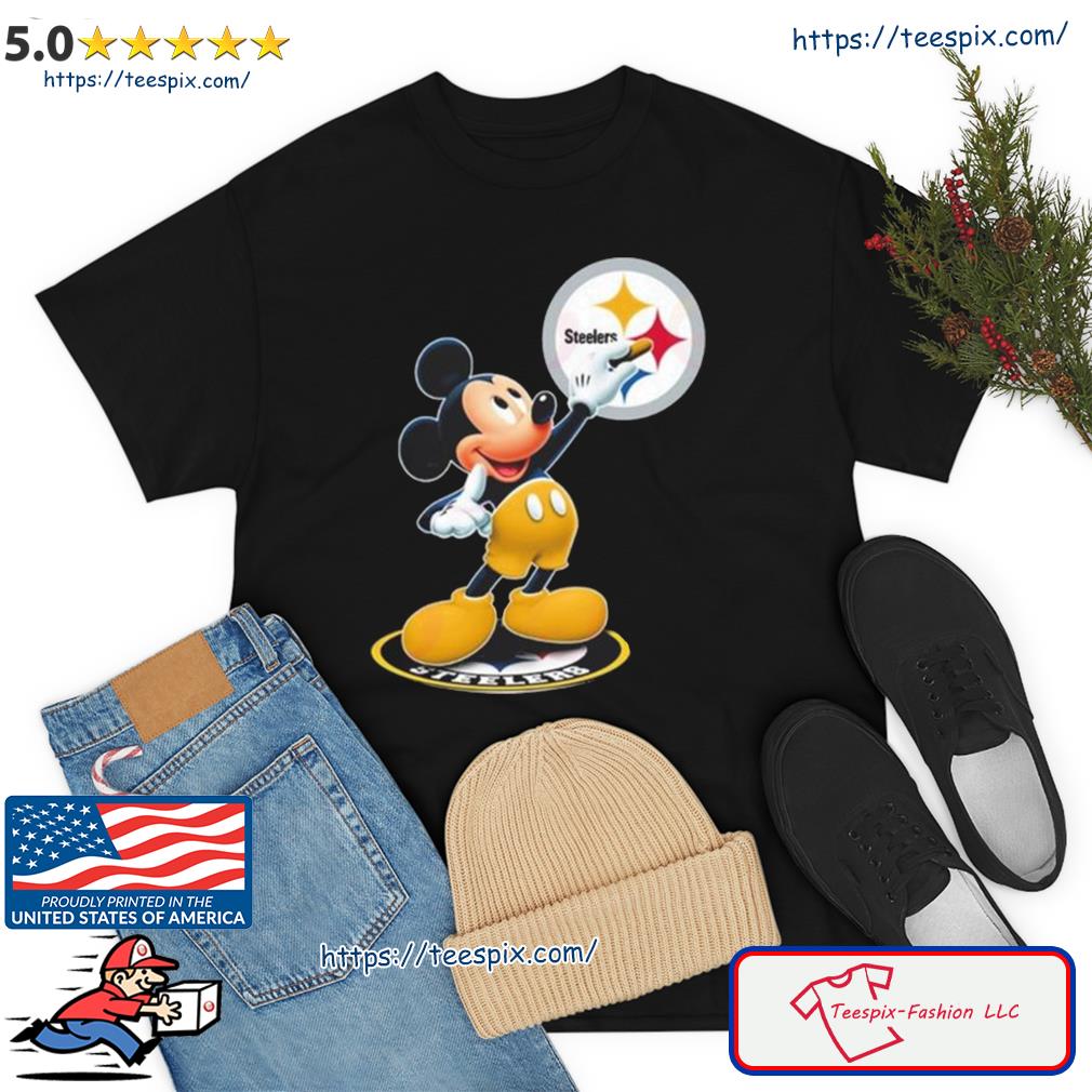 Mickey Mouse Nfl Pittsburgh Steelers Logo 2023 Shirt