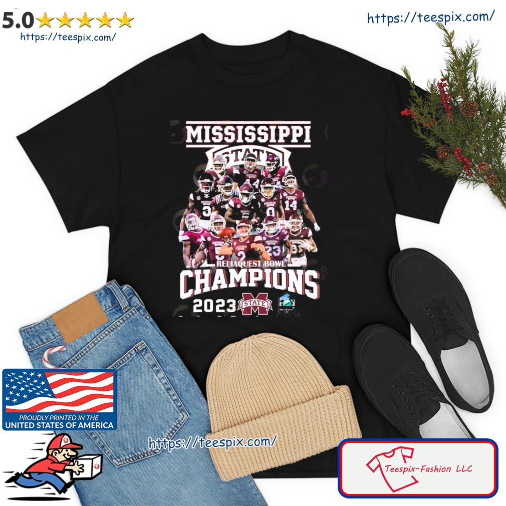 Ms State Team Reliaquest Bowl Champions 2023 Shirt