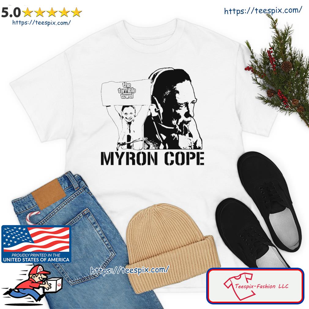 Myron Cope Legend The Terrible Towel Pittsburgh Steelers Shirt