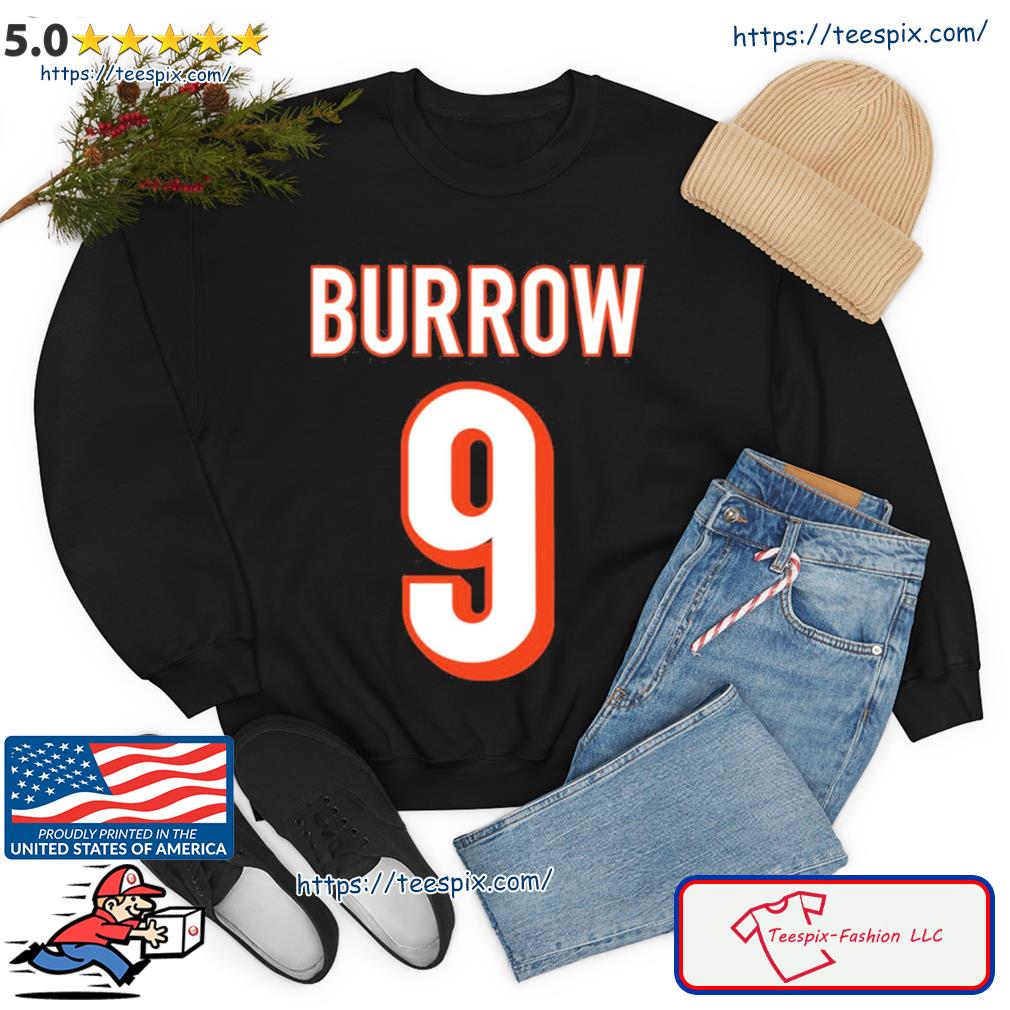 Joe Burrow Jersey 9  Sticker for Sale by EliixirStreet