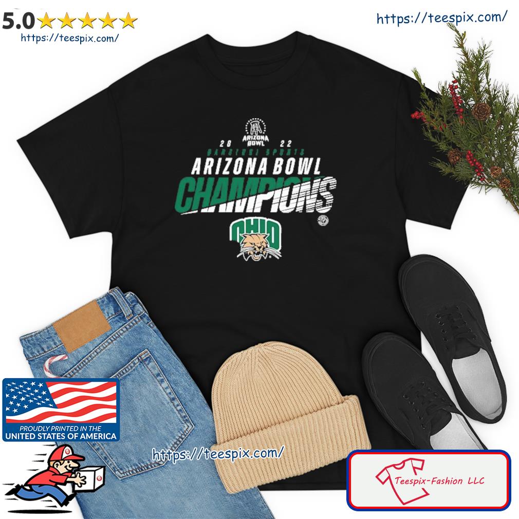 Ohio Bobcats 2022 Arizona Bowl Champions Shirt