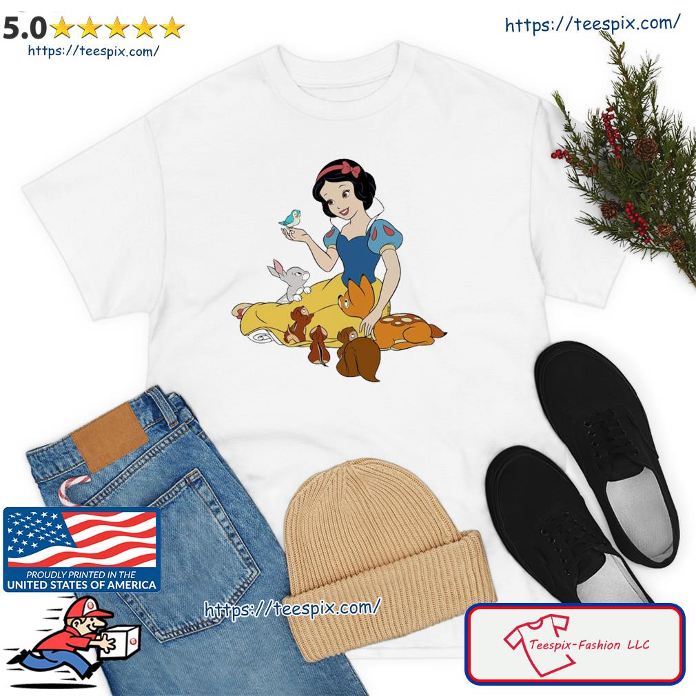 Snow White And Animals In Forest Shirt