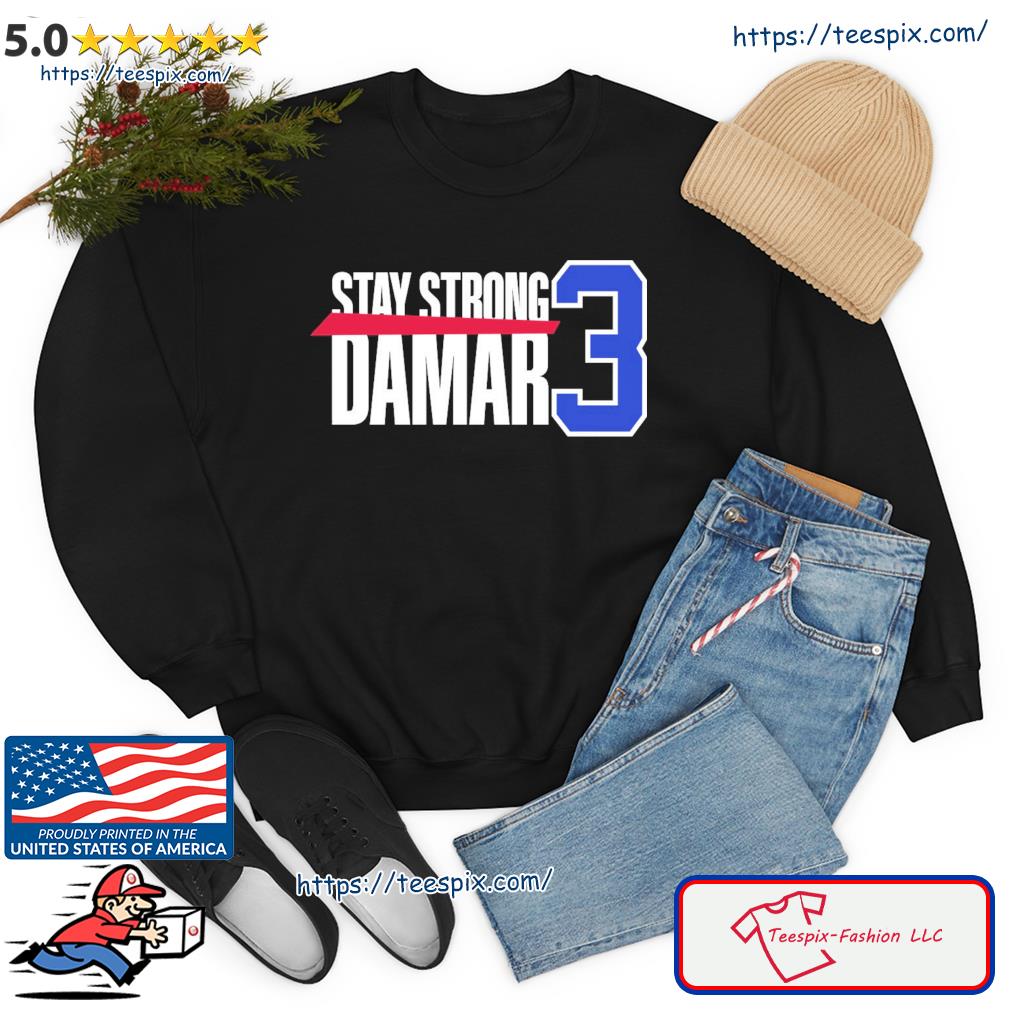 Damar Hamlin Strong 3 T-shirt - Ink In Action