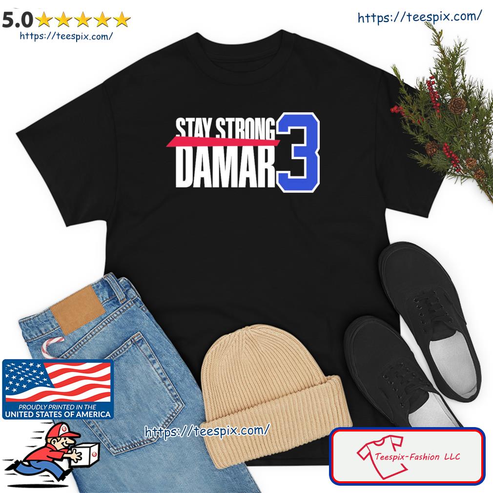 Damar Hamlin Strong 3 T-shirt - Ink In Action