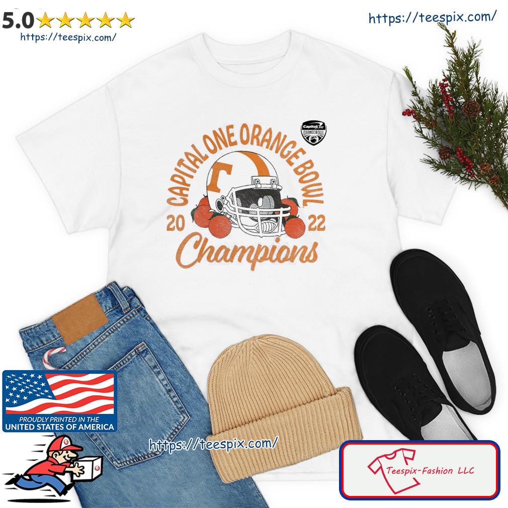 Tennessee Volunteers 2022 The Capital One Orange Bowl Champions Shirt