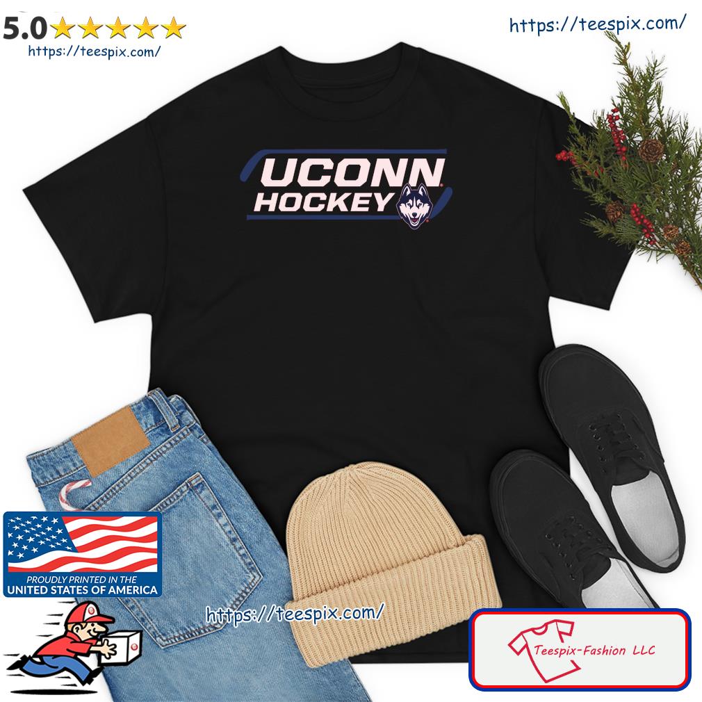 Uconn Huskies Hockey Pair Of Sticks Sueded Shirt