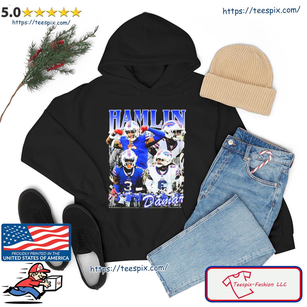 Vintage Damar Hamlin - Pray For Damar Shirt Hoodie
