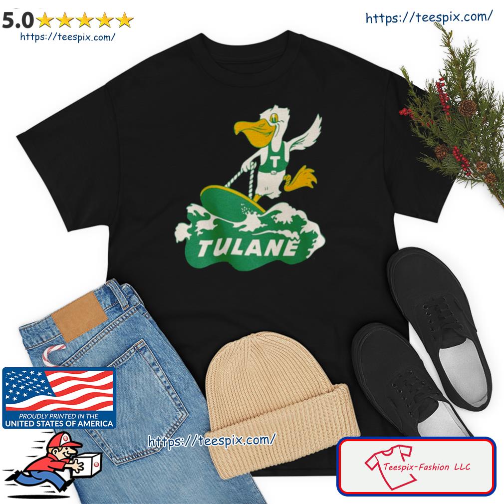 Vintage Duck Tulane Green Wave Football Shirt