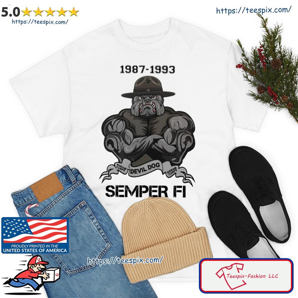 1987-1993 Semper Fi Dog Shirt