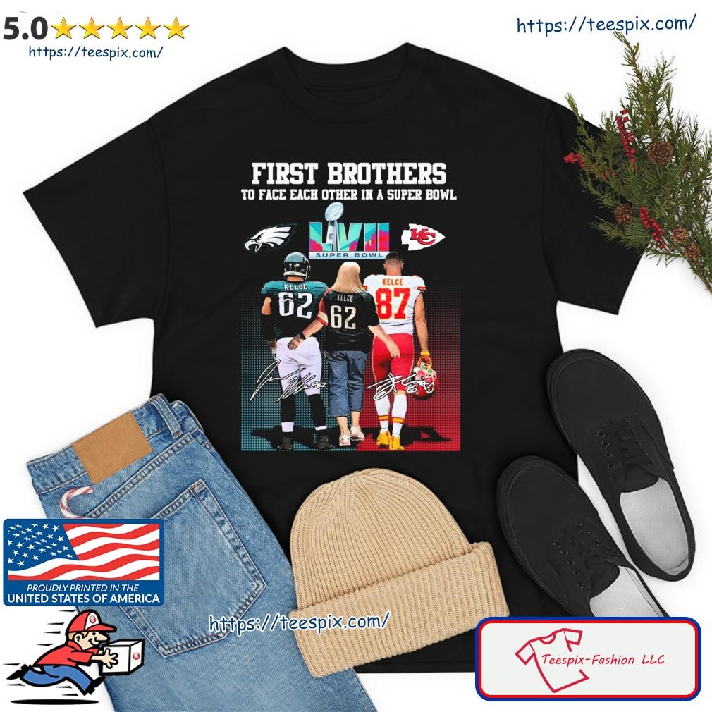 FREE shipping Jason Kelce vs Travis Kelce first brothers to face