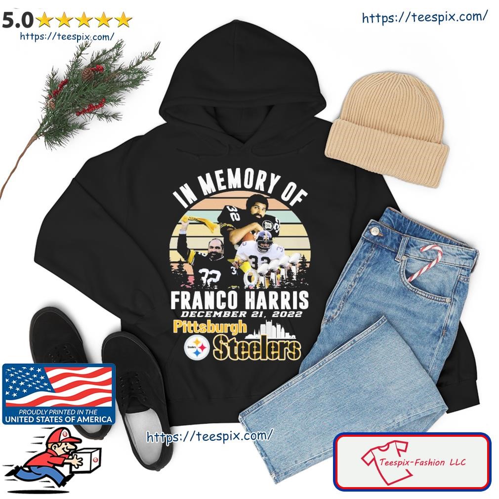 In Memory Of Franco Harris Pittsburgh Steelers 2022 Vintage Shirt hoodie.jpg