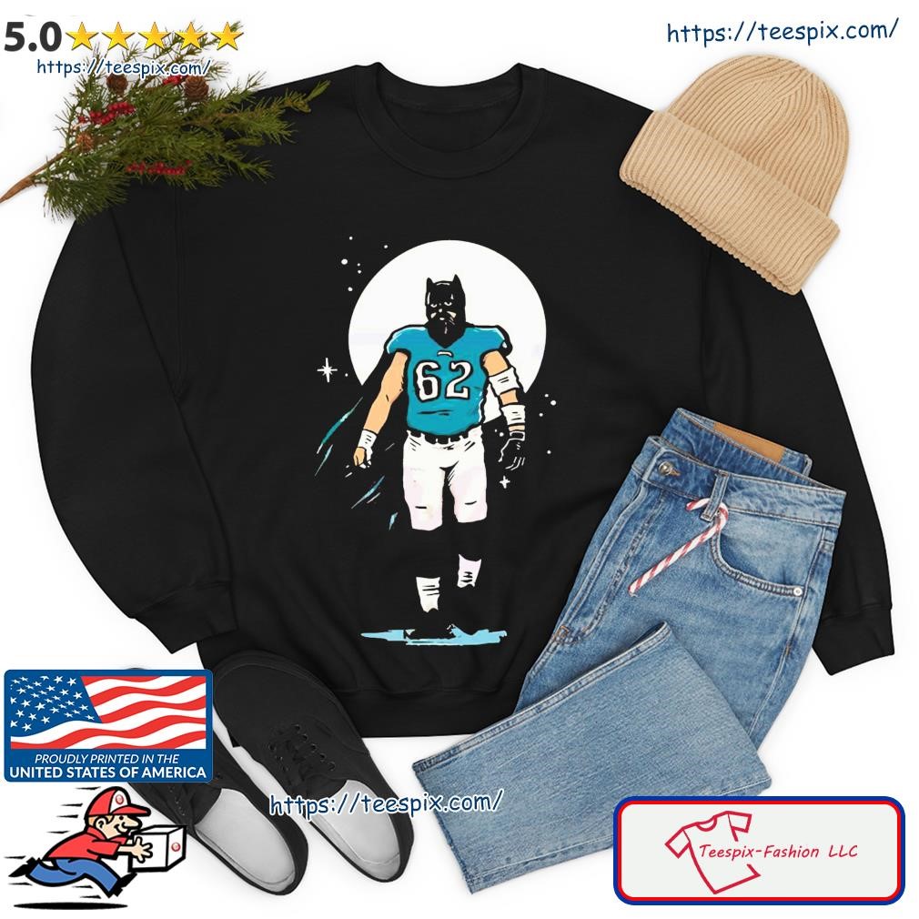 Jason Kelce Batman Under The Moon Philadelphia Eagles Shirt Ladies Tee